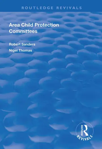 Cover of Area Child Protection Committees