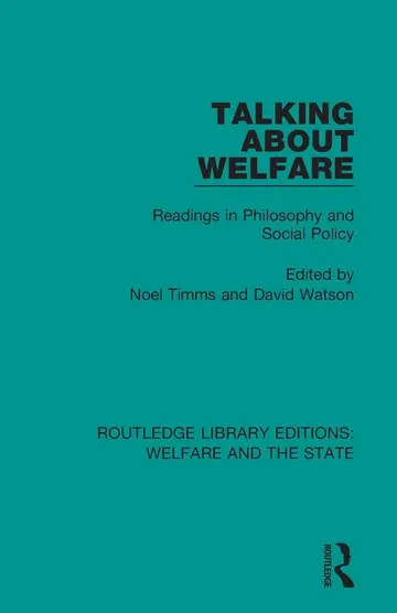 Cover of Talking About Welfare