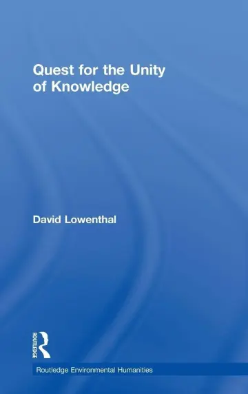 Cover of Quest for the Unity of Knowledge
