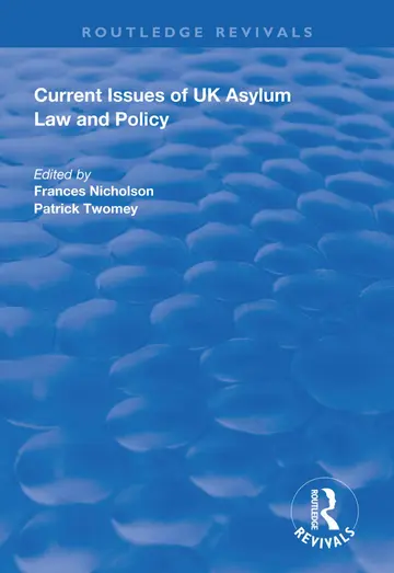 Cover of Current Issues of UK Asylum Law and Policy