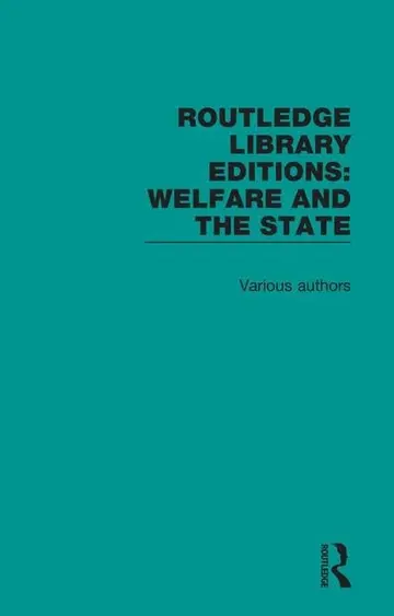 Cover of Routledge Library Editions