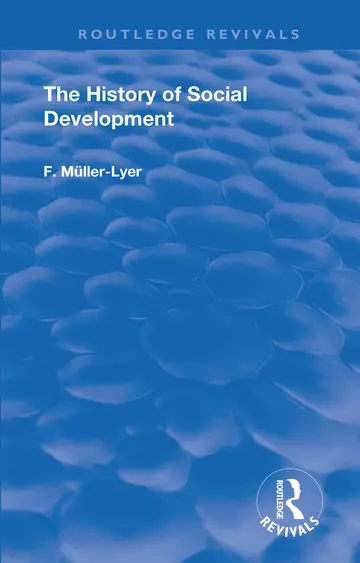 Cover of The History of Social Development