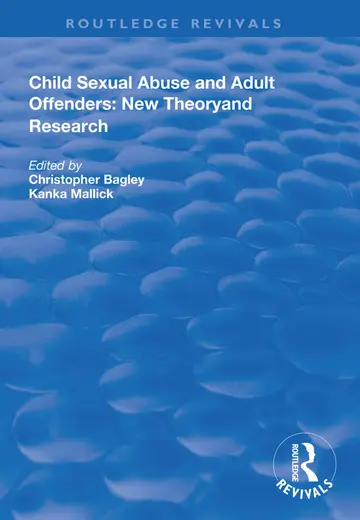 Cover of Child Sexual Abuse and Adult Offenders