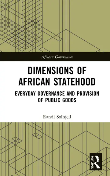 Cover of Dimensions of African Statehood