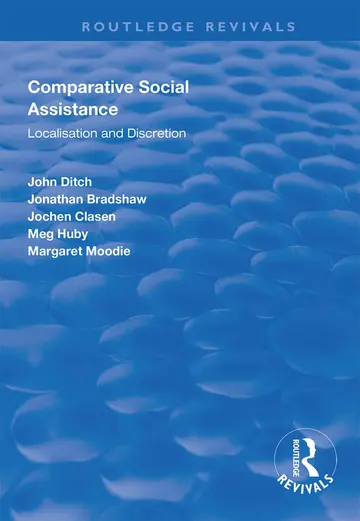 Cover of Comparative Social Assistance