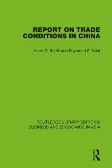 Cover of Report on Trade Conditions in China