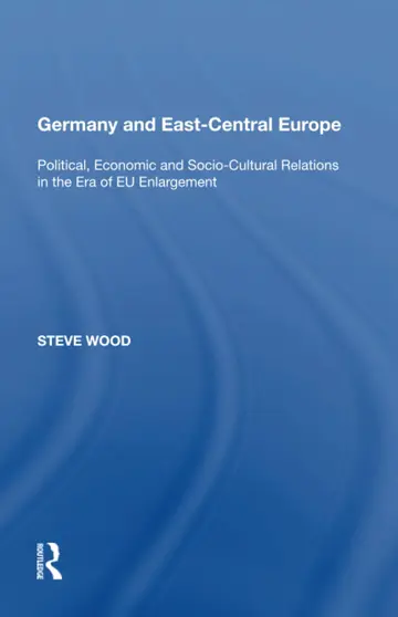 Cover of Germany and East-central Europe