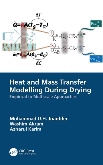 Cover of Heat and Mass Transfer Modelling During Drying