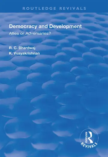 Cover of Democracy and Development