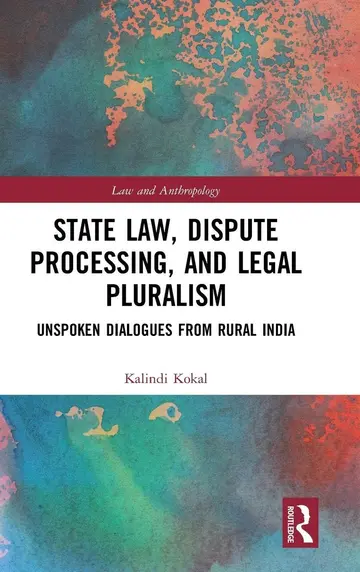 Cover of State Law, Dispute Processing and Legal Pluralism