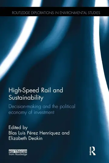 Cover of High-Speed Rail and Sustainability