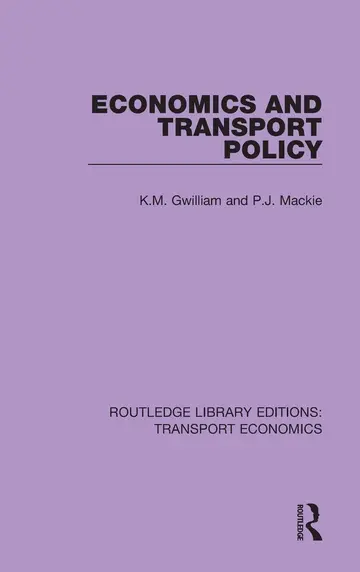 Cover of Economics and Transport Policy