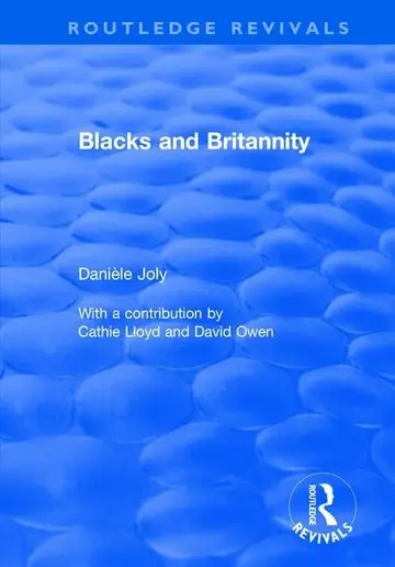 Cover of Blacks and Britannity