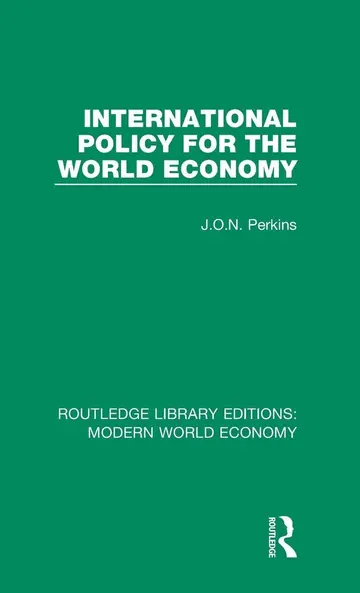 Cover of International Policy for the World Economy