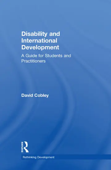 Cover of Disability and International Development