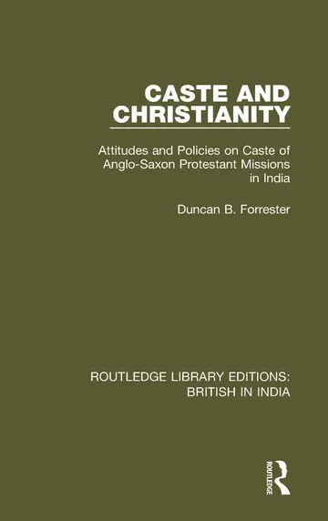 Cover of Caste and Christianity