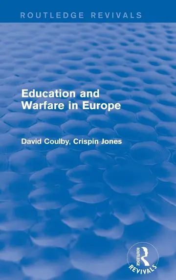 Cover of Education and Warfare in Europe