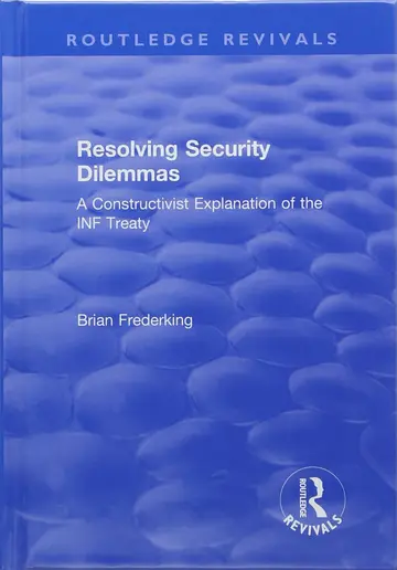 Cover of Resolving Security Dilemmas