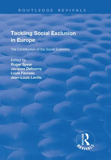 Cover of Tackling Social Exclusion in Europe