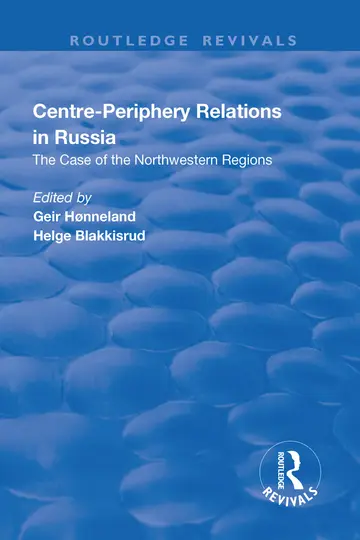 Cover of Centre-periphery Relations in Russia
