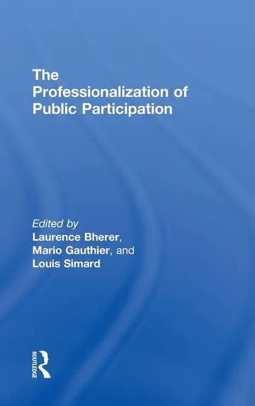 Cover of The Professionalization of Public Participation