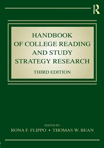 Cover of Handbook of College Reading and Study Strategy Research