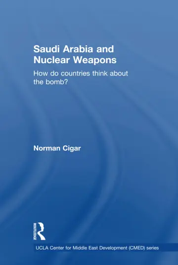Cover of Saudi Arabia and Nuclear Weapons