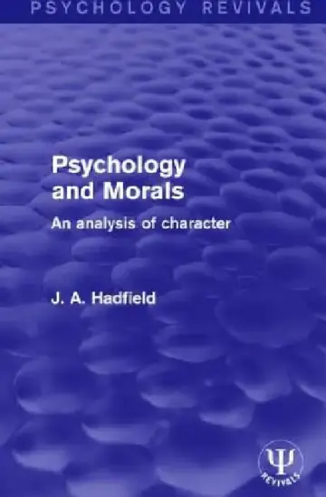 Cover of Psychology and Morals