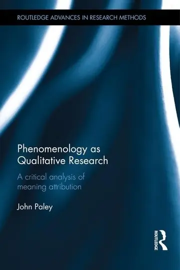 Cover of Phenomenology as Qualitative Research
