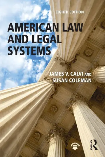 Cover of American Law and Legal Systems, 8Th Ed