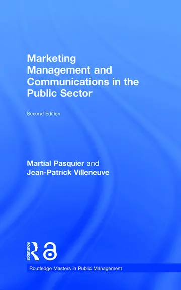 Cover of Marketing Management and Communications in the Public Sector