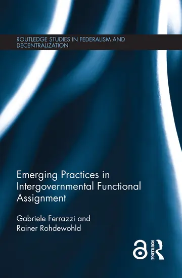 Cover of Emerging Practices in Intergovernmental Functional Assignment
