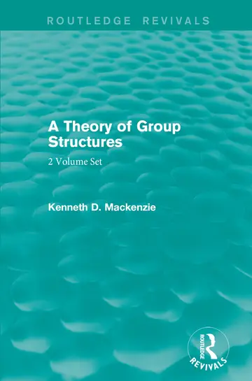 Cover of Theory of Group Structures
