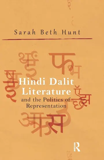 Cover of Hindi Dalit Literature and the Politics of Representation