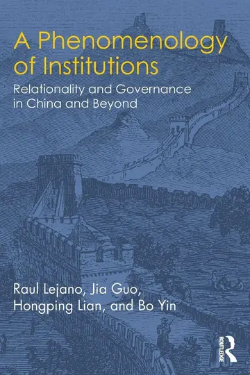Cover of A Phenomenology of Institutions