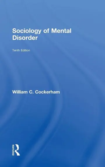 Cover of Sociology of Mental Disorder