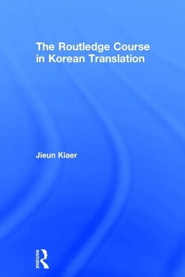 Cover of The Routledge Course in Korean Translation