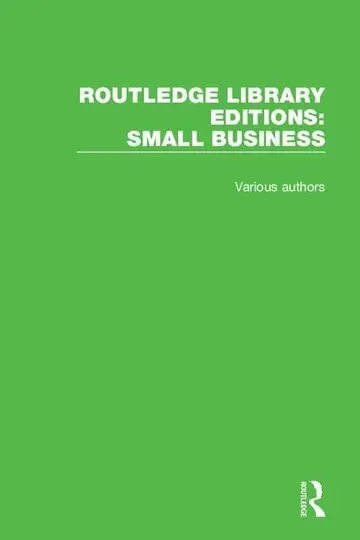 Cover of Routledge Library Editions