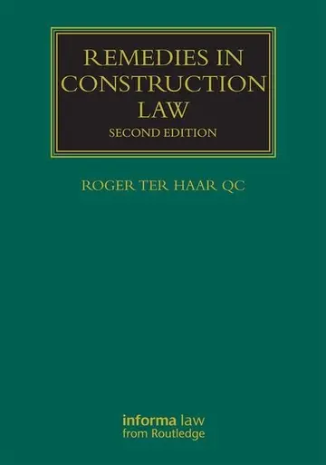 Cover of Remedies in Construction Law