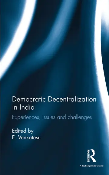 Cover of Democratic Decentralization in India