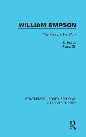Cover of William Empson