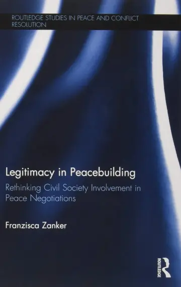 Cover of Legitimacy in Peacebuilding