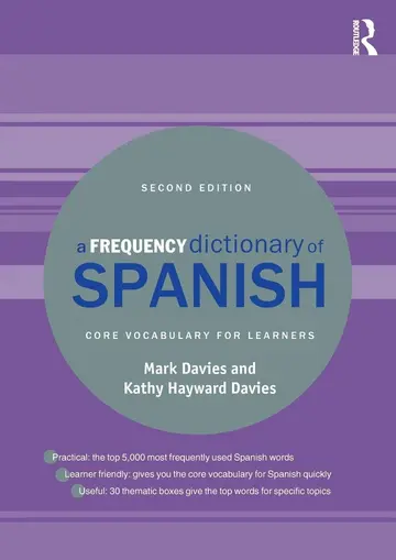 Cover of A Frequency Dictionary of Spanish