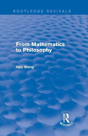 Cover of From Mathematics to Philosophy