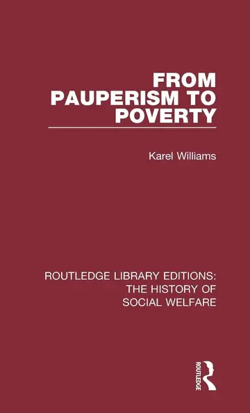Cover of From Pauperism to Poverty