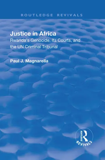 Cover of Justice in Africa
