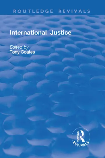 Cover of International Justice