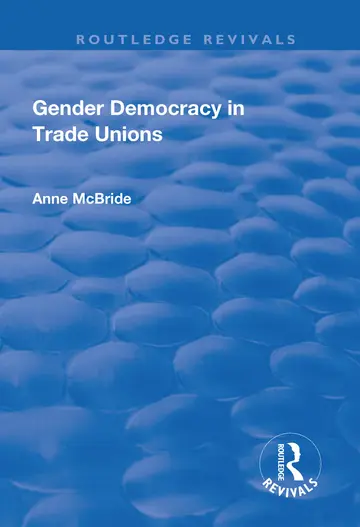Cover of Gender Democracy in Trade Unions