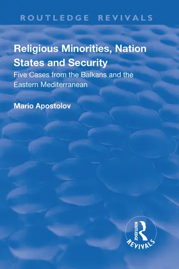 Cover of Religious Minorities, Nation States and Security
