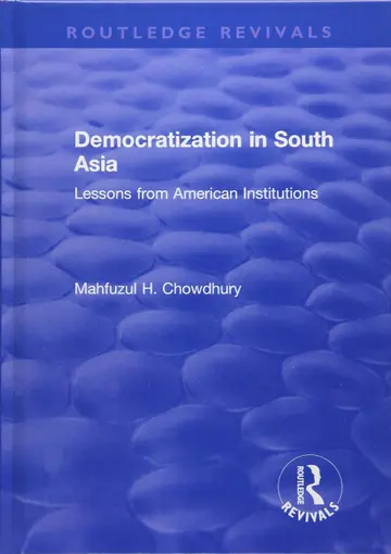 Cover of Democratization in South Asia